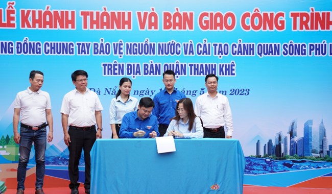 Đà Nẵng: Công trình thanh niên gần 1 tỷ đồng chung tay bảo vệ nguồn nước và cải tạo cảnh quan sông Phú Lộc (14/5/2023)